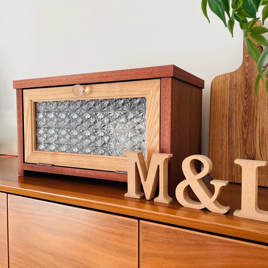 家具職人が作るレトロなブレッドケース　ハンドメイド