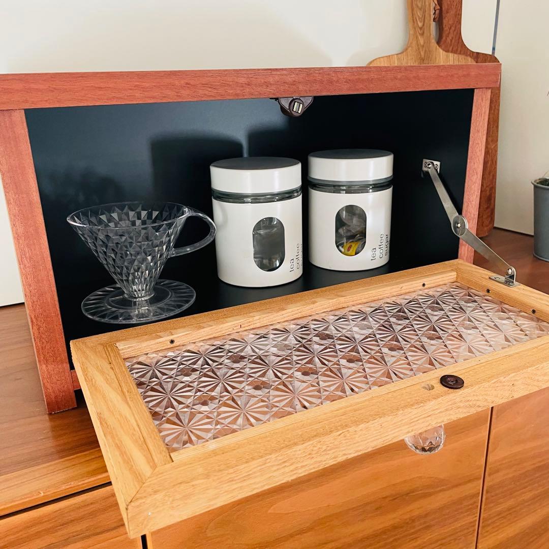 家具職人が作るレトロなブレッドケース　ハンドメイド