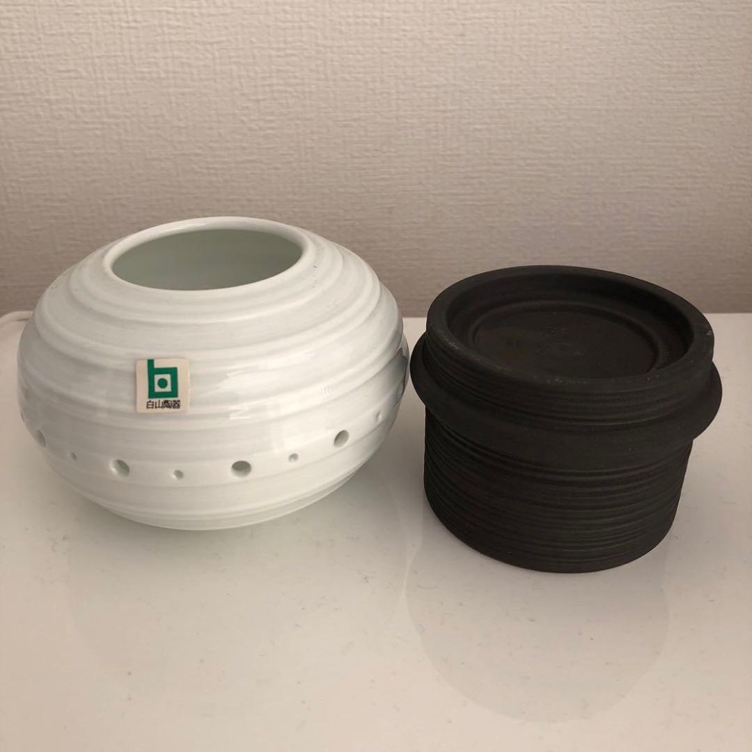 レア　自宅保管品　白山陶器　キャンドルスタンド