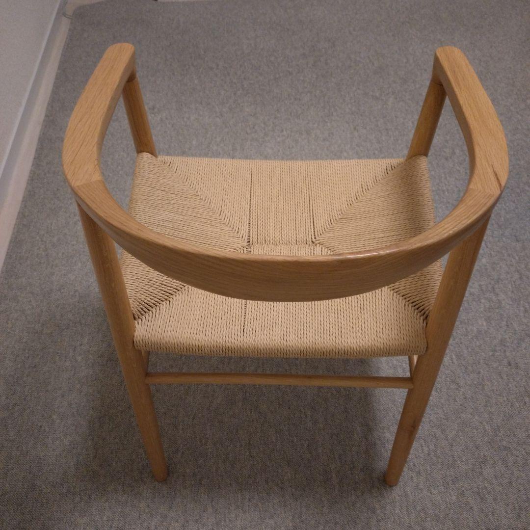 無印良品　ペーパーコードチェア　オーク