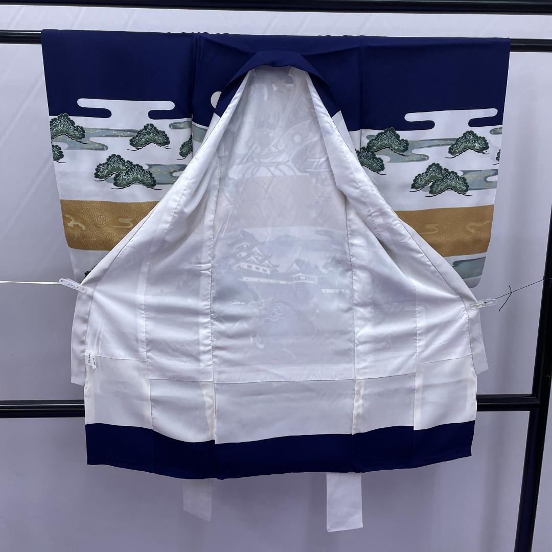 Y★3999★ 七五三 男の子 着物 襦袢付き かけ着 男児 一つ身