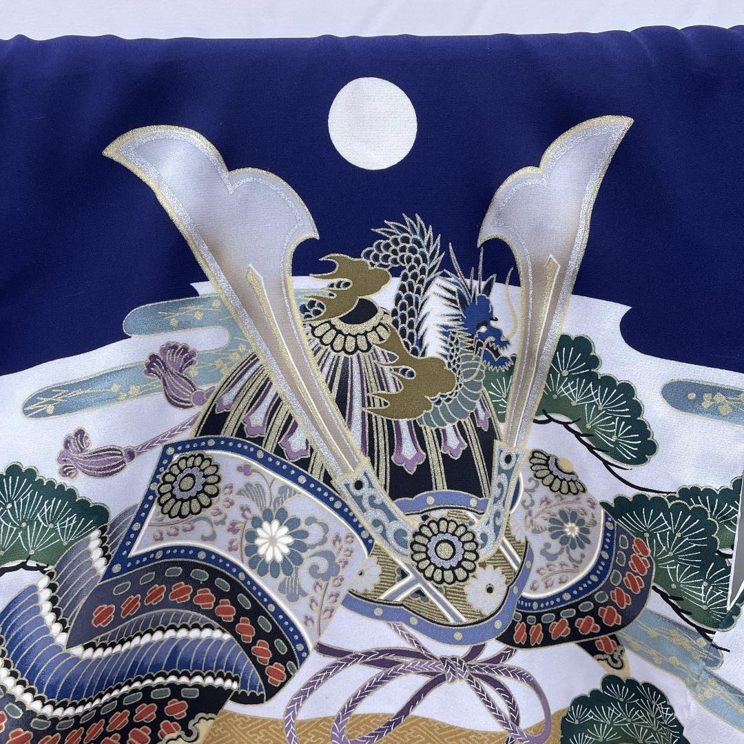 Y★3999★ 七五三 男の子 着物 襦袢付き かけ着 男児 一つ身