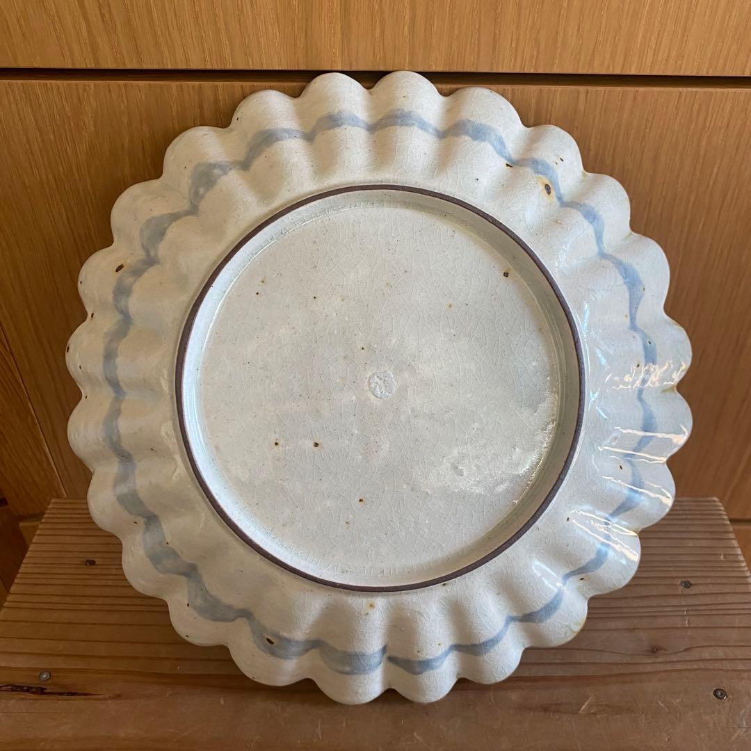 コウホ窯 市野吉記 安南手 輪花　大鉢