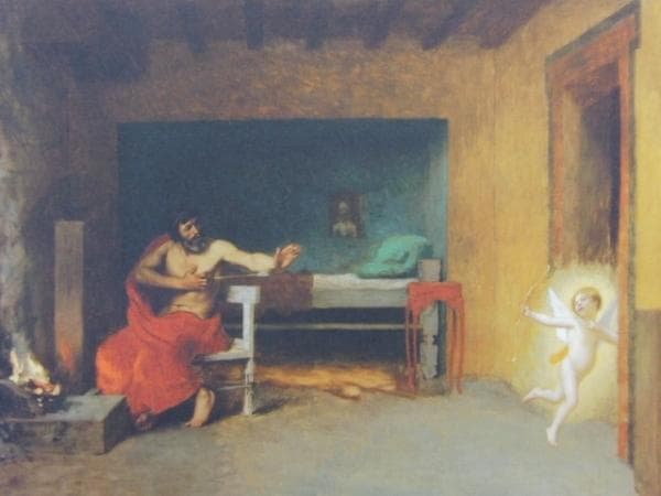 Jean-Leon Gerome、Anacreon: Cupidon s'enf - メルカリ