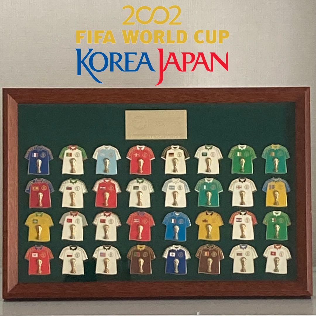 非売品・2002年サッカーFIFA日韓ワールドカップ 出場国ピンバッチ