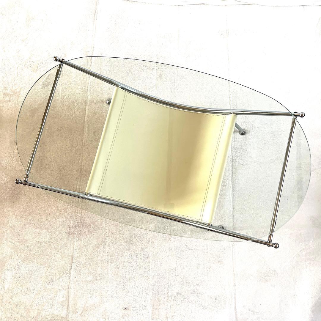 ★★ヴィンテージ ガラステーブル★ミッドセンチュリー★スペースエイジ★★