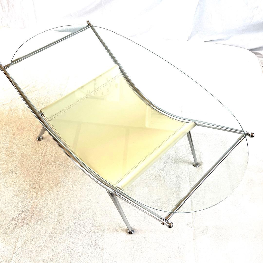 ★★ヴィンテージ ガラステーブル★ミッドセンチュリー★スペースエイジ★★