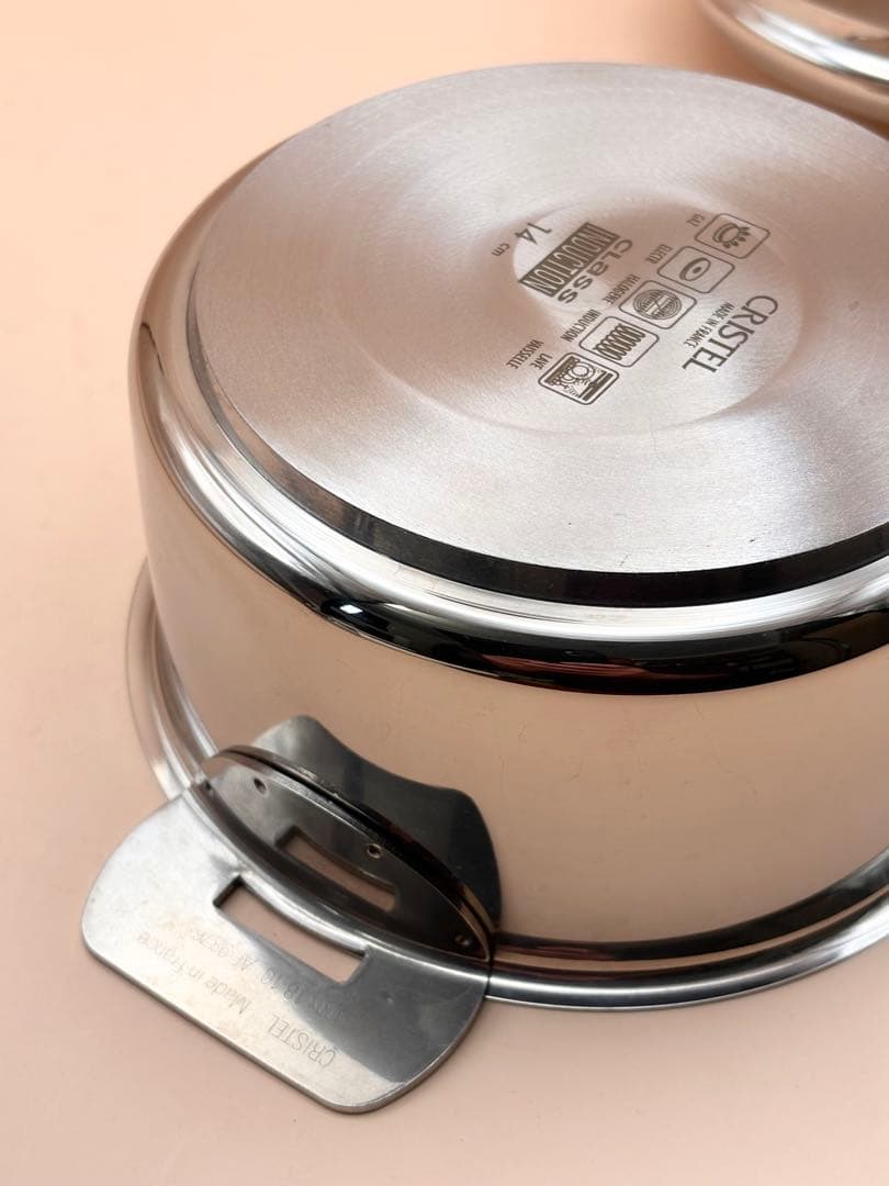 14cm CRISTEL クリステル　グラフィット 深鍋