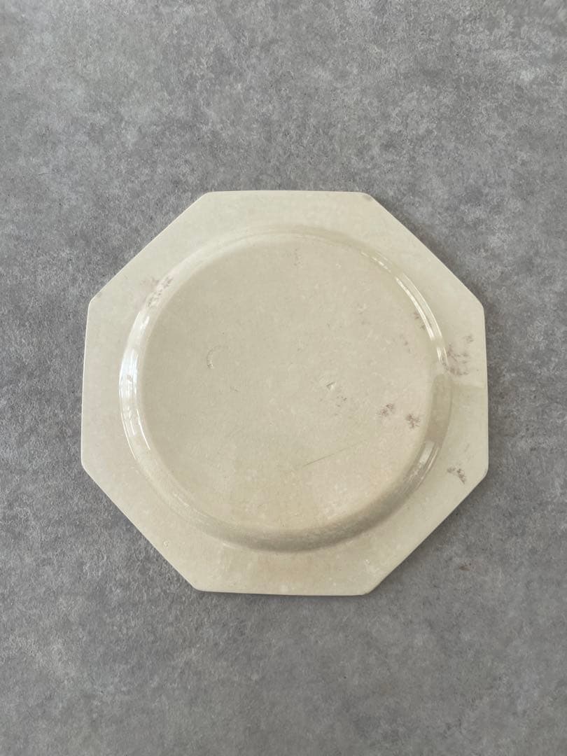 フランスアンティーク オクトゴナルプレート　クレイユモントロー 【3枚セット】