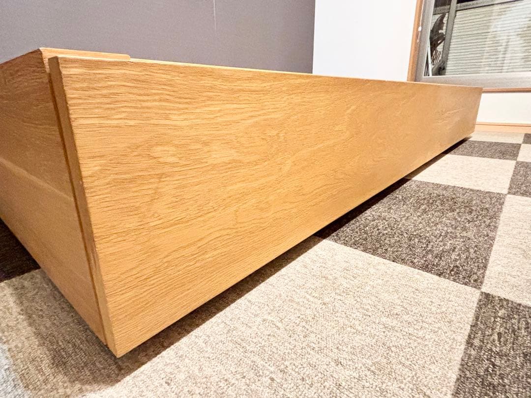 【直接引き取り・お渡し限定】無印良品　収納ベッド・セミダブル・オーク材