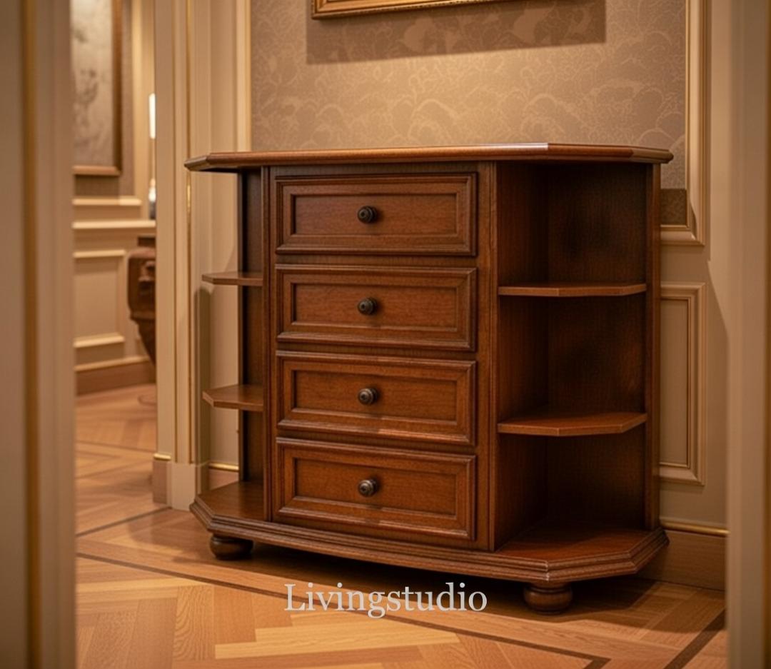 イタリア サイドボード コンソール 飾り棚 クラシック アンティーク 41N