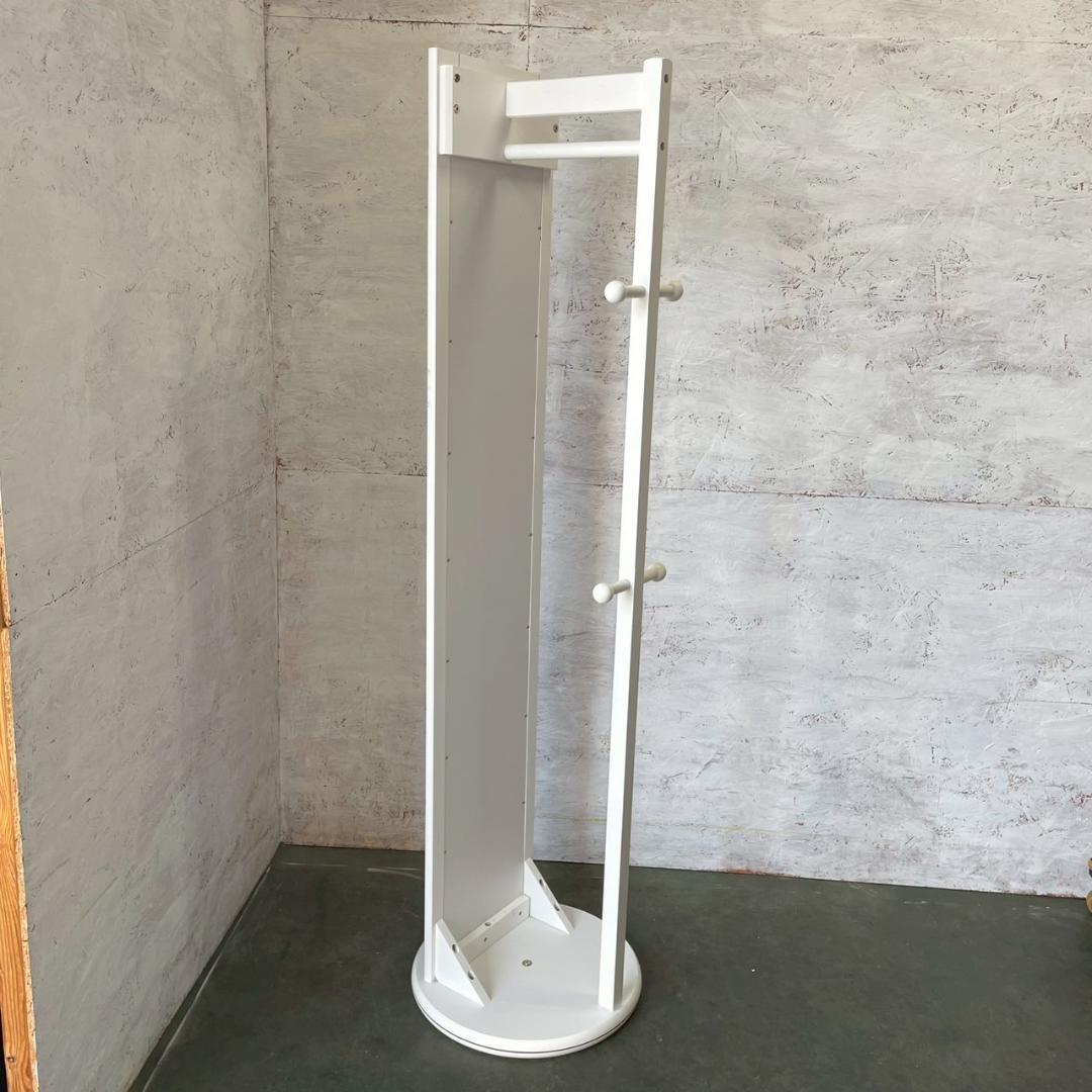 姿見 姿見鏡 全身鏡 ハンガーフック付き ホワイト J0832