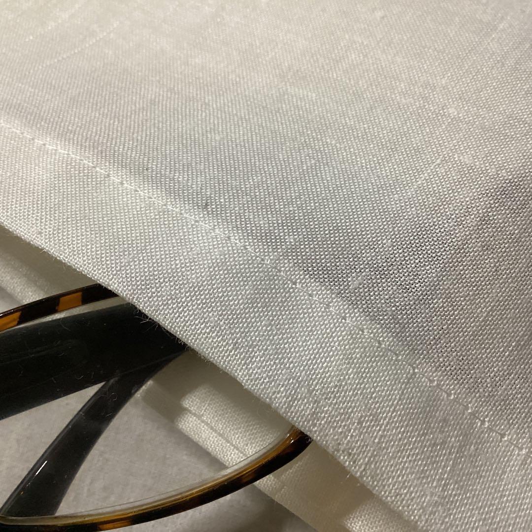 近江麻ラミー高級ワイシャツ生地シーツ　2枚
