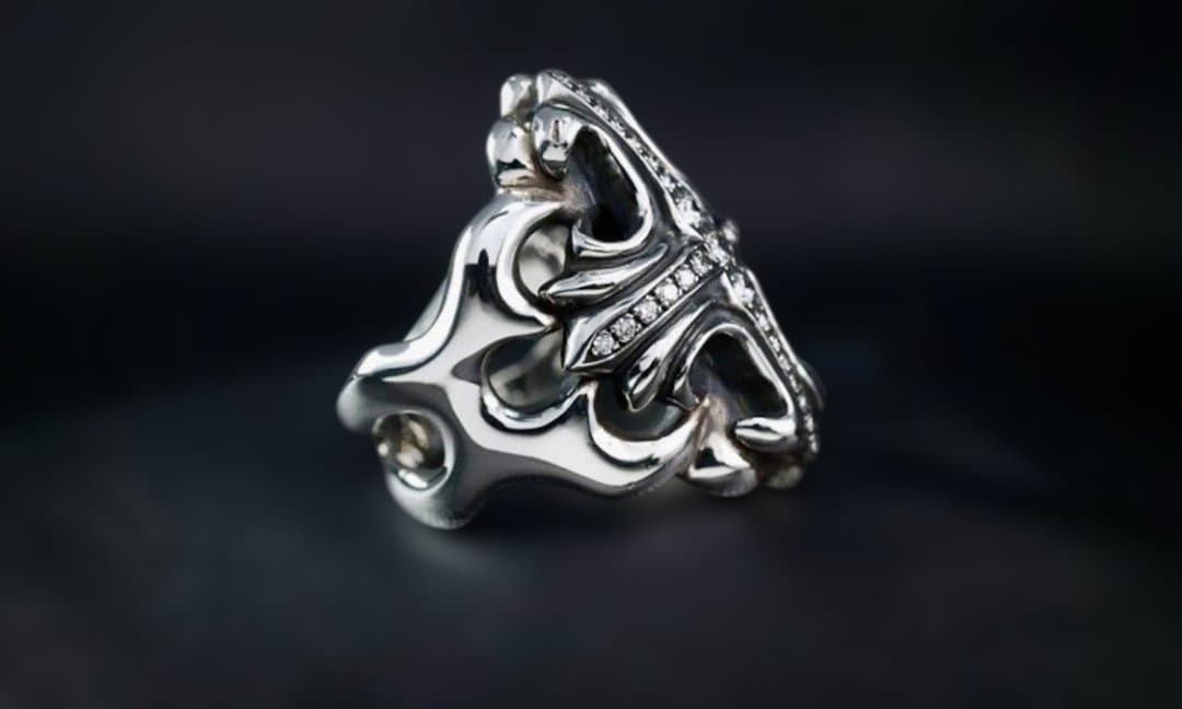 非常に希少なLSD Dirty Temperのダイヤモンドとシルバーのリング