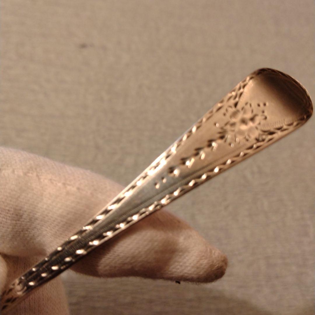 お値下げ　イギリス　純銀ティースプーン　1783年