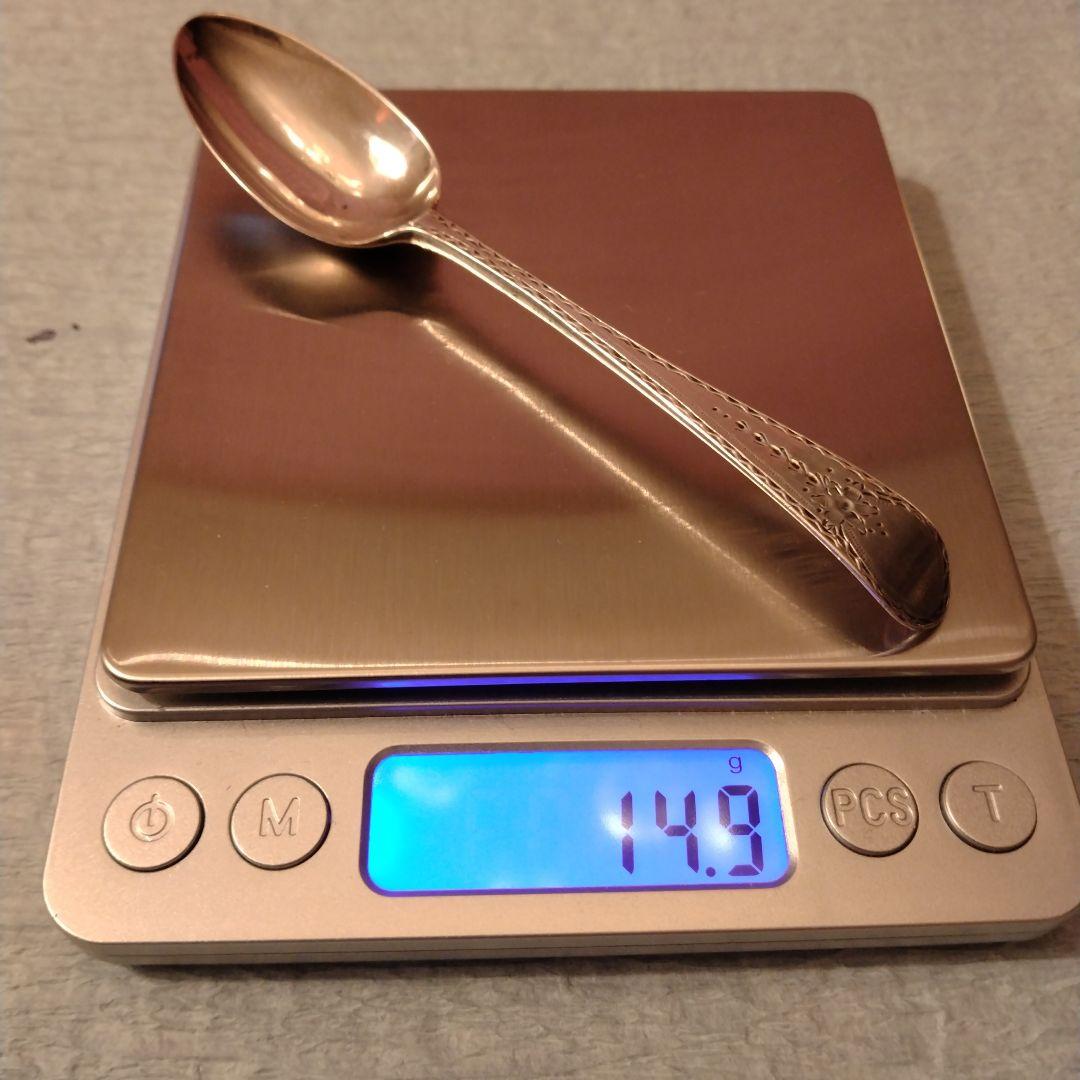 お値下げ　イギリス　純銀ティースプーン　1783年