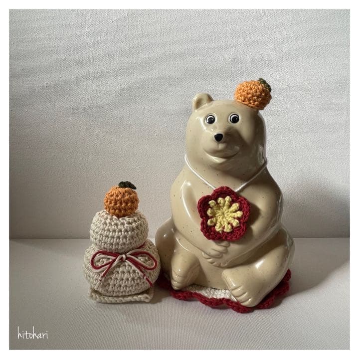 【キャンセル品の為特別価格】しろくま貯金箱 鏡もち 大サイズ