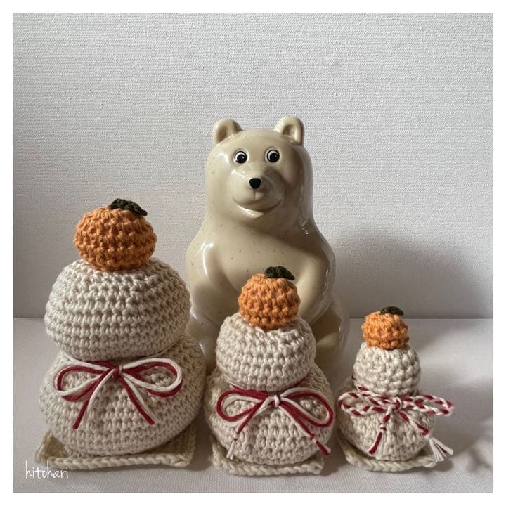 【キャンセル品の為特別価格】しろくま貯金箱 鏡もち 大サイズ