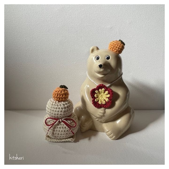 【キャンセル品の為特別価格】しろくま貯金箱 鏡もち 大サイズ