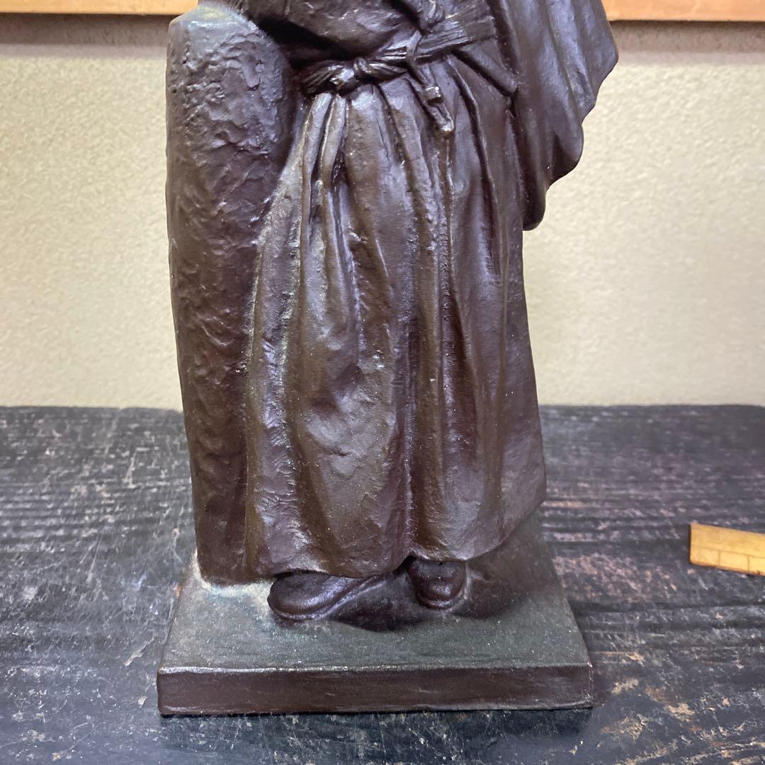 専用　喜多敏勝作　銅器　坂本龍馬像　31cm9cm12.5acm