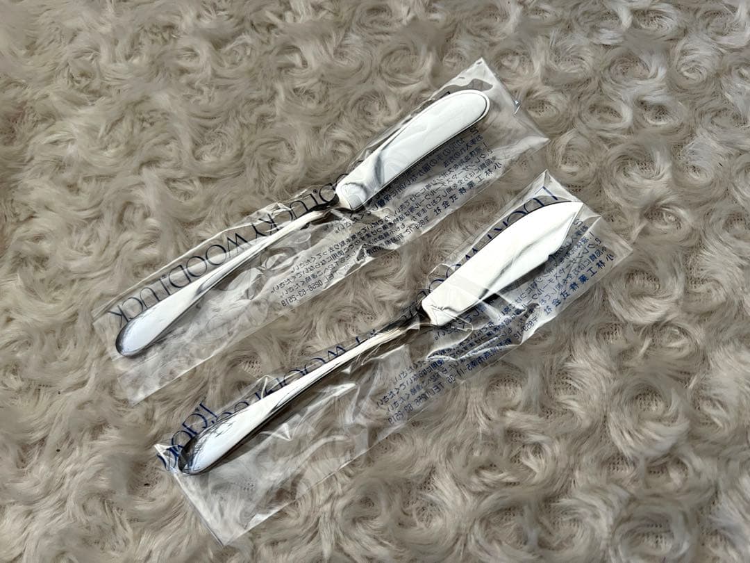 ラッキーウッド　カトラリーセット　ディナーセット〈34本セット〉※欠品※ケース