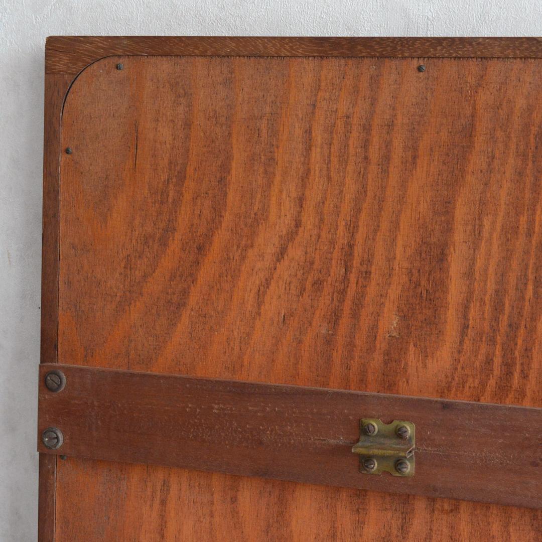 イギリス ヴィンテージ チーク ミラー 姿見 壁掛け スタンドミラー 立て掛け鏡