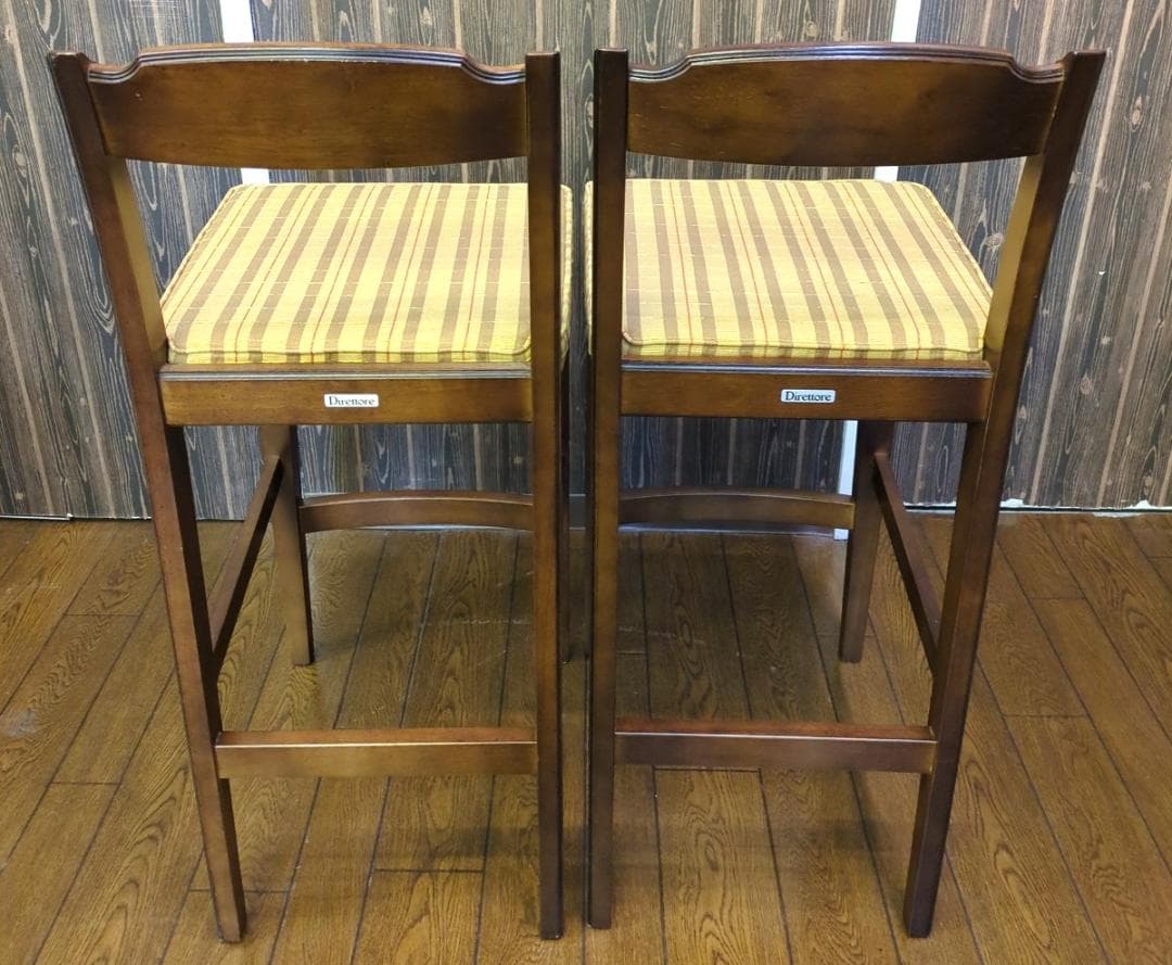 〈セット販売〉ディレトーレ カウンター チェア 現状渡し①