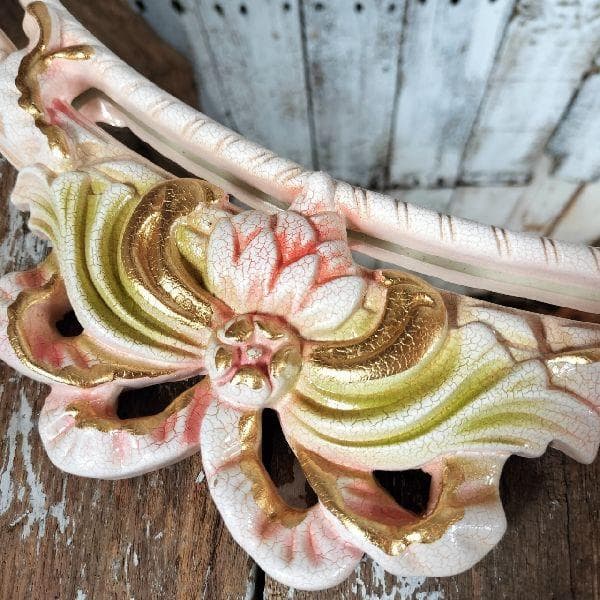 イタリア ヴィンテージ ロココ調 ウォールミラー 伊 ヨーロピアン 壁掛け鏡