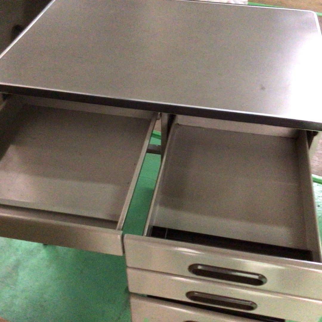 【トヨスチール】オフィスデスク 事務机　頑丈　片袖机 右3段 レトロ