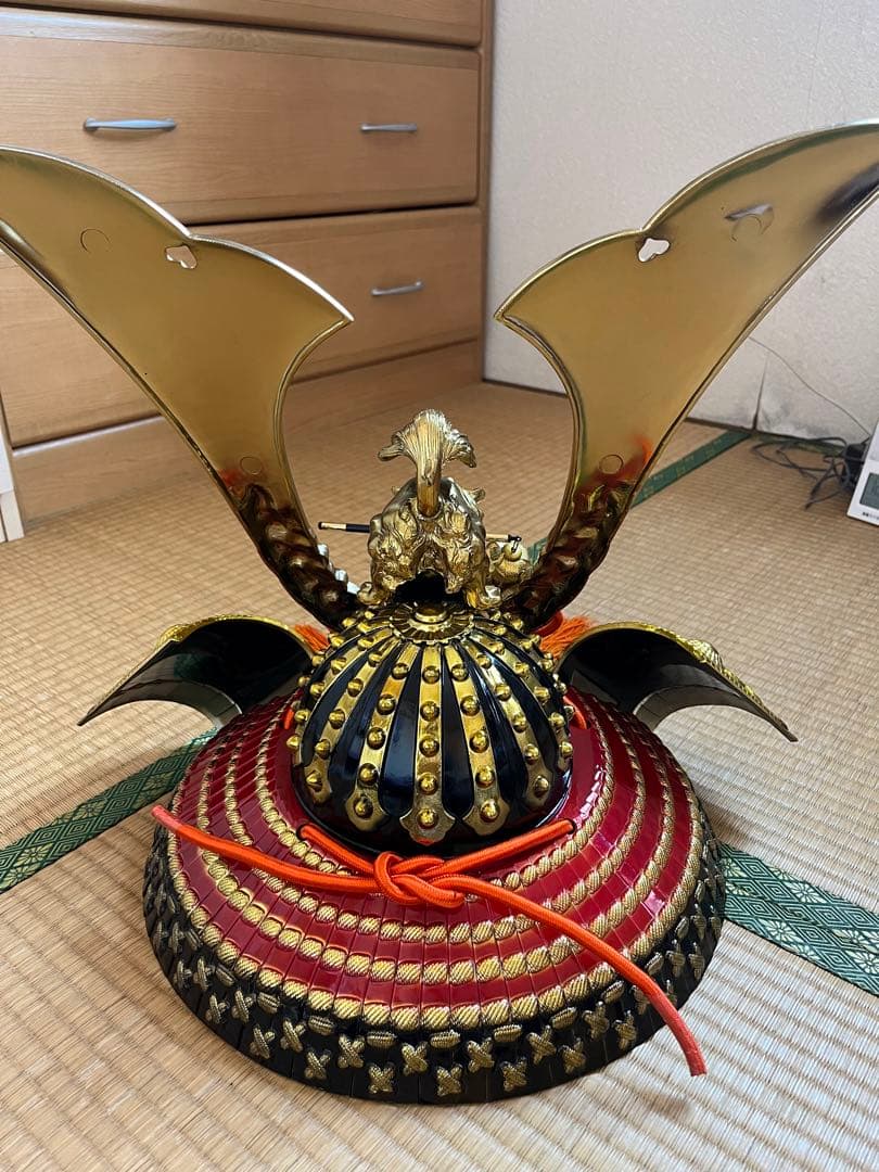 端午の節句　兜　伝統鎮芸　牡丹獅子　出世獅子星兜