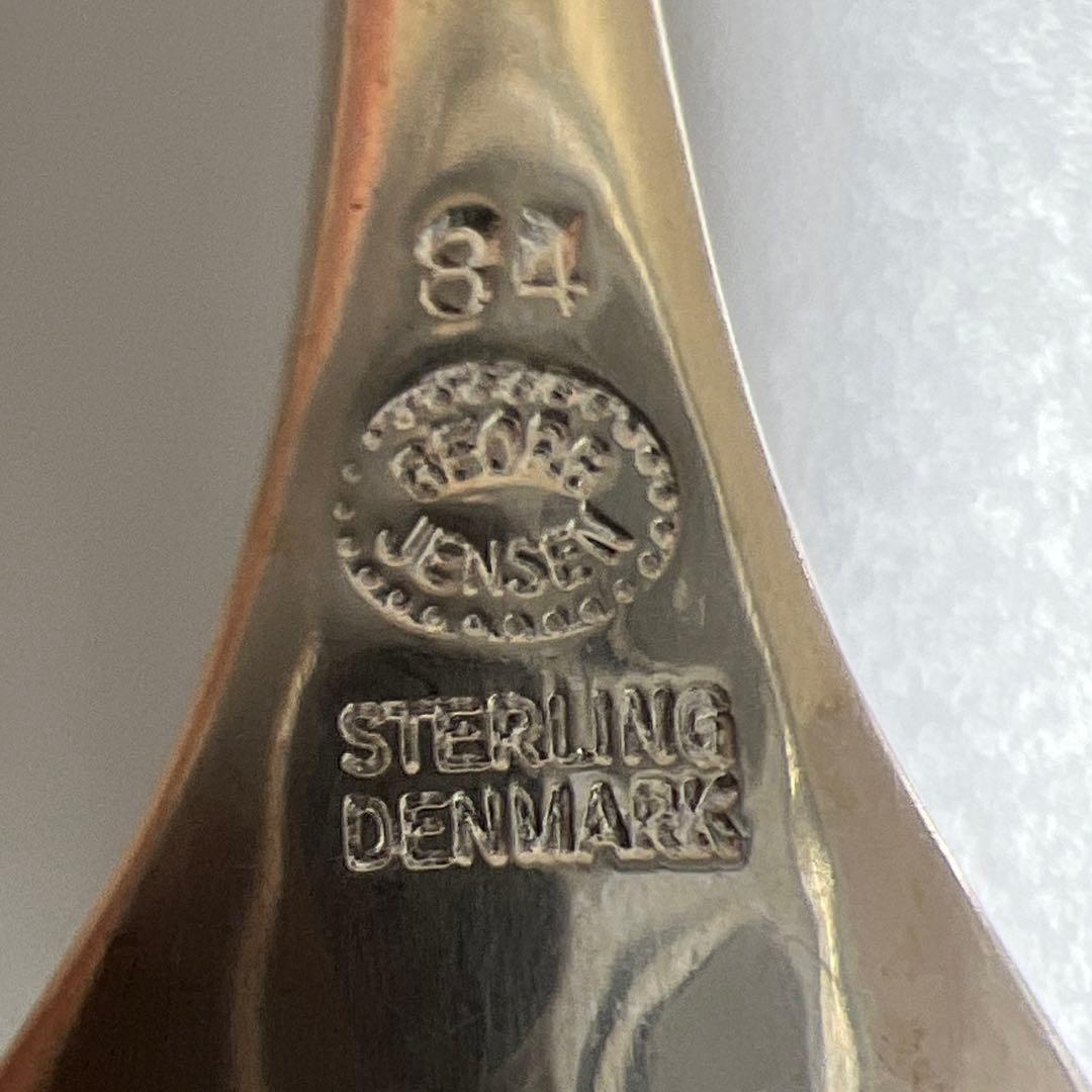 ジョージジェンセン　ブロッサムsterling925 コーヒースプーン6本　共袋