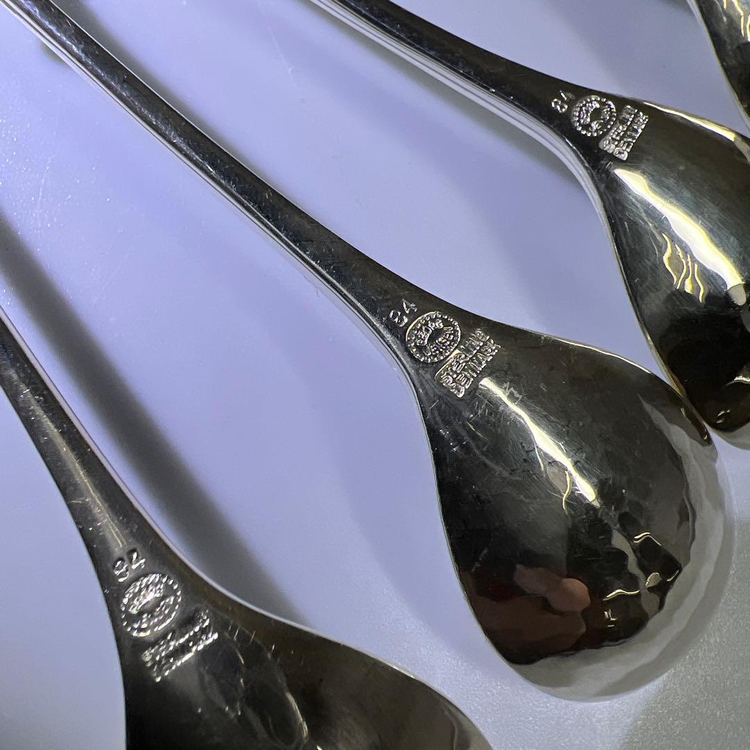 ジョージジェンセン　ブロッサムsterling925 コーヒースプーン6本　共袋