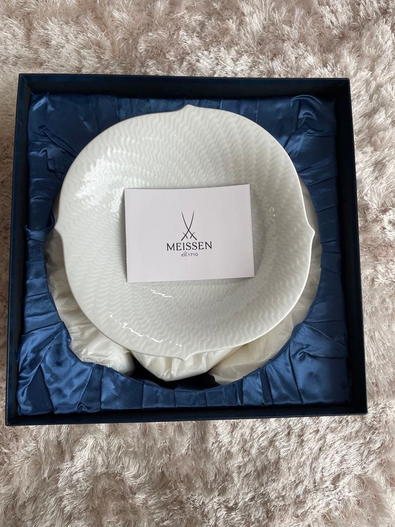 マイセン 波の戯れ 脚付きボウル コンポート フルーツスタンド