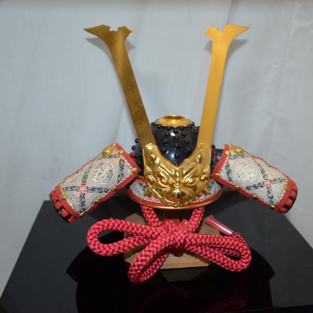 五月人形 兜飾り 加藤鞆美作 獅噛 御兜