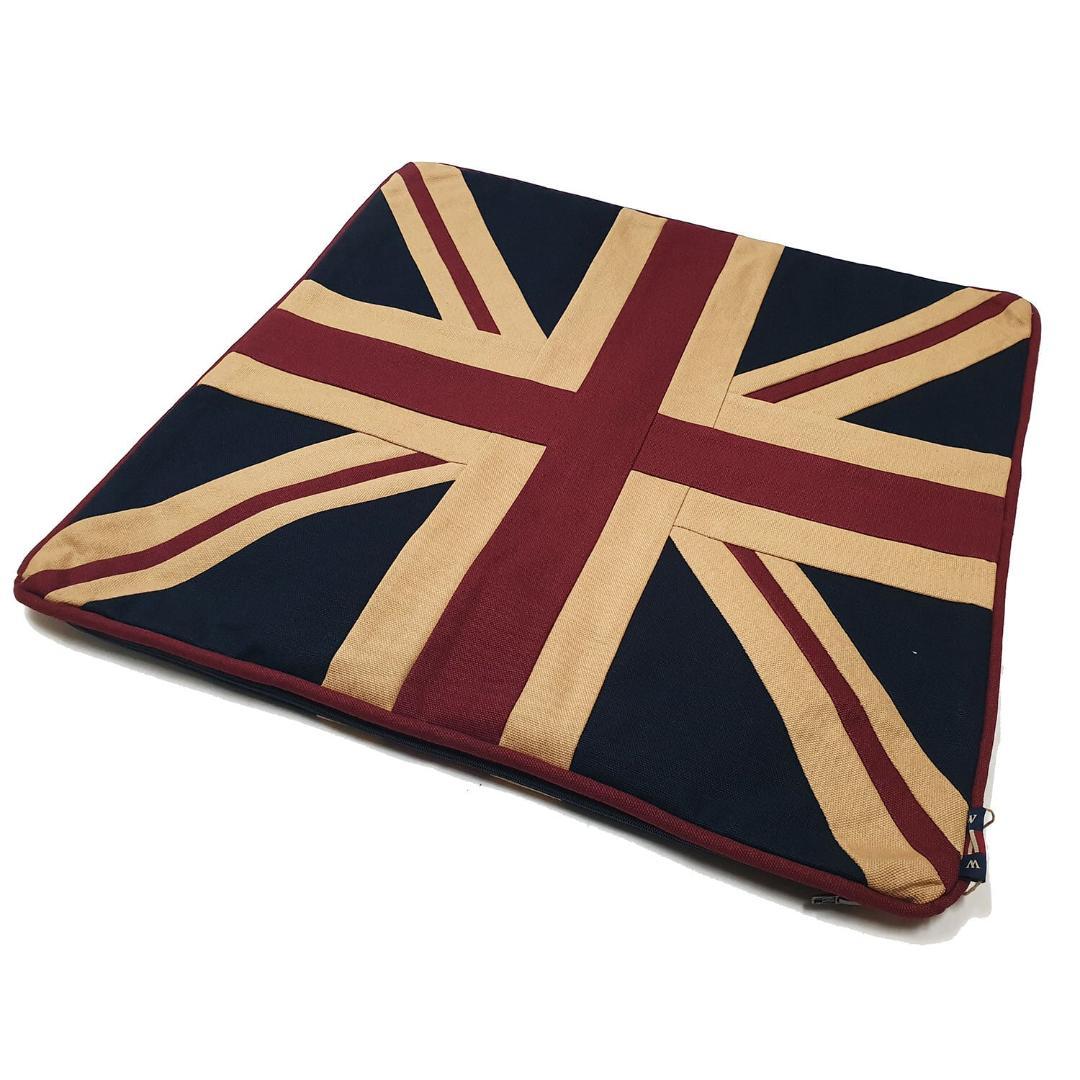 【英国モチーフ】ユニオンジャック柄 クッションカバー｜UKカルチャー好きに