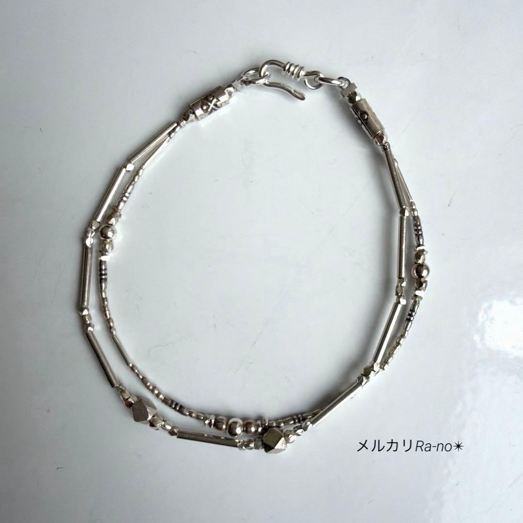 2点販売　▫️２連ブレスレット　※ B150-2 ▫️雫ネックレス　※N21-2