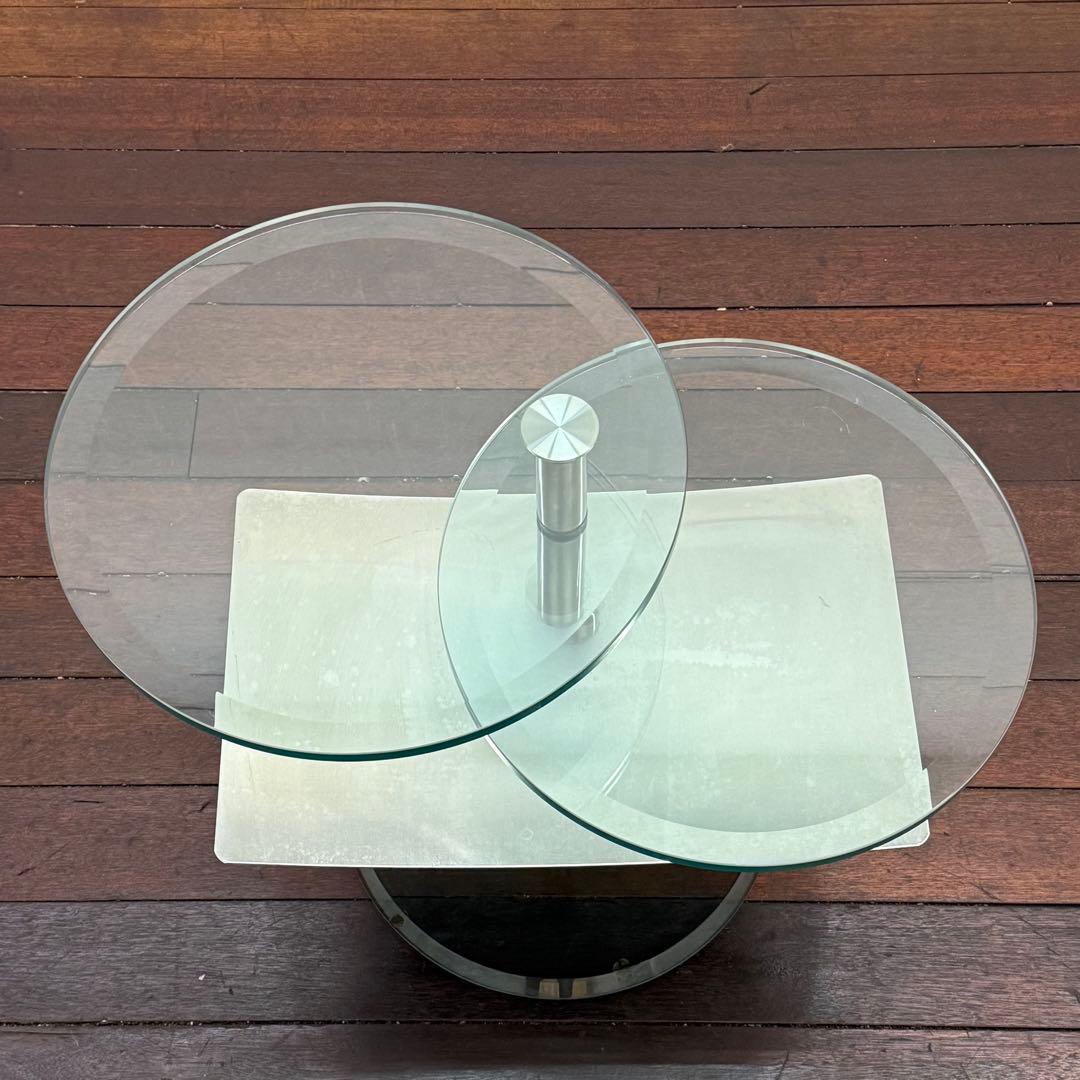 H17K76 展示品 de Sede ガラスコーヒーテーブル