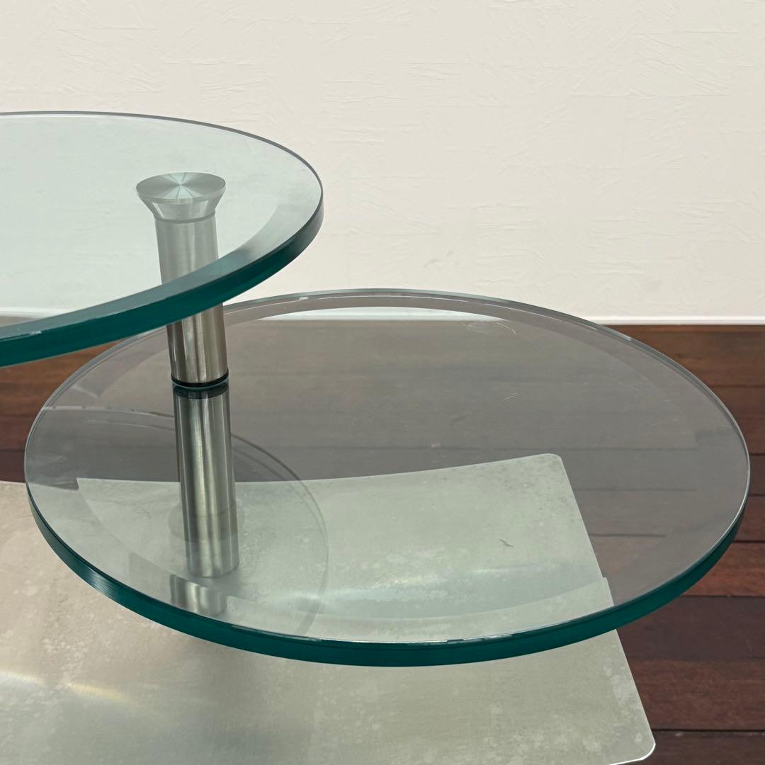 H17K76 展示品 de Sede ガラスコーヒーテーブル