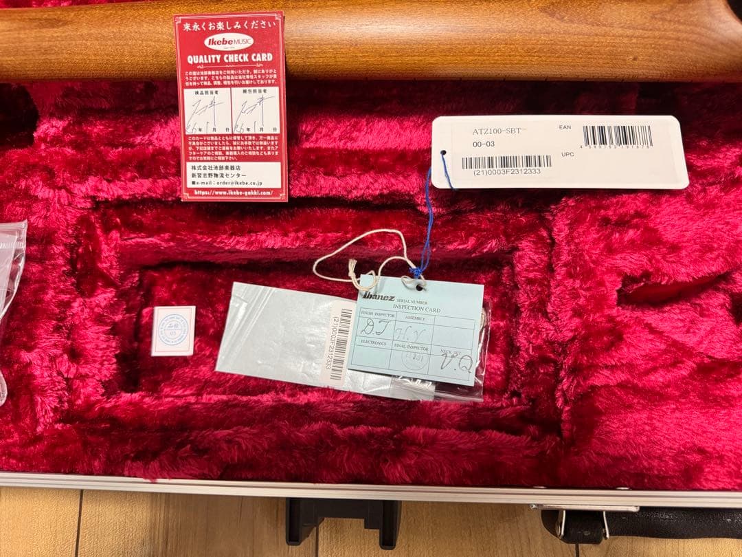 Ibanez/ATZ100-SBT/アンディ・ティモンズ/シグネチャーモデル