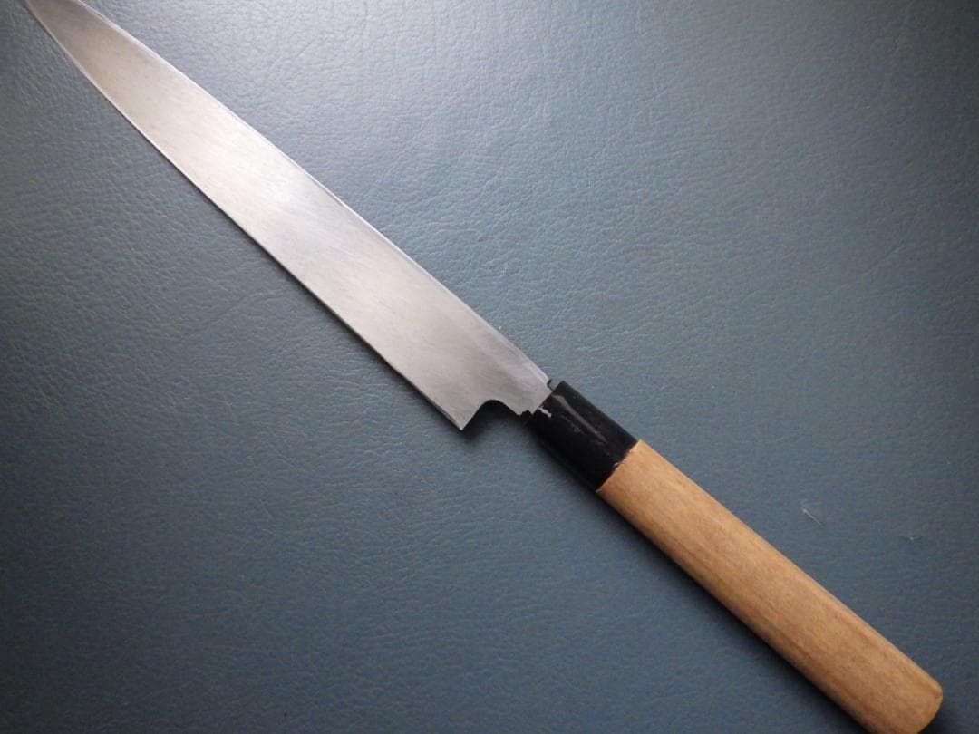 日本橋・木屋/義久/柳刃刺身包丁8寸/㊨研ぎ済み★