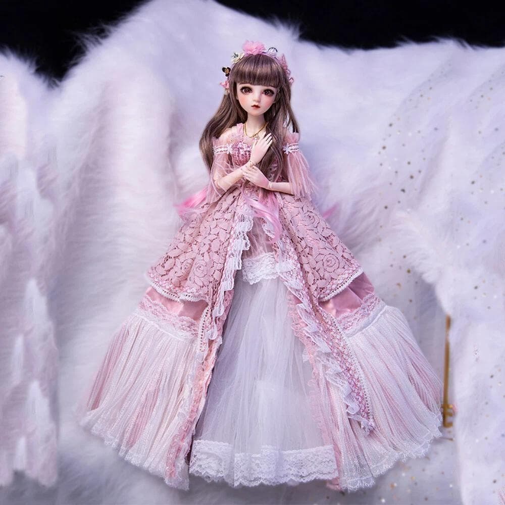 BJD 1/3ドール フルセット 本体 60cm 球体関節人形 眼球 洋服付き