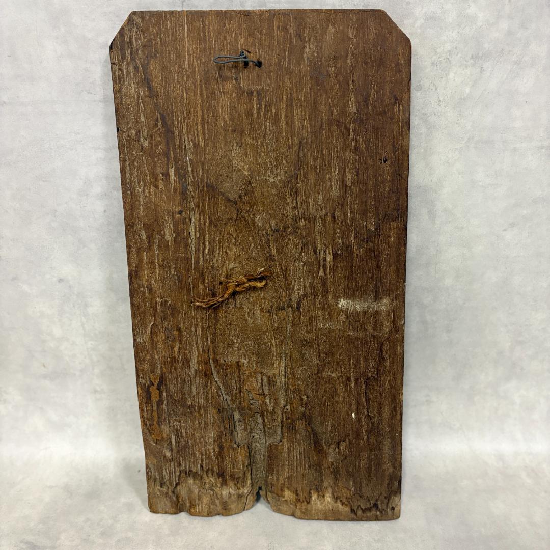 インドネシア伝統木彫パネル ワヤン アンティーク壁掛け 民芸アート