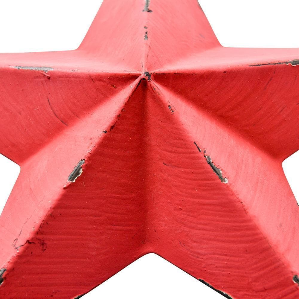 バーンスター アメリカン ブリキ オブジェ クリスマス M 赤