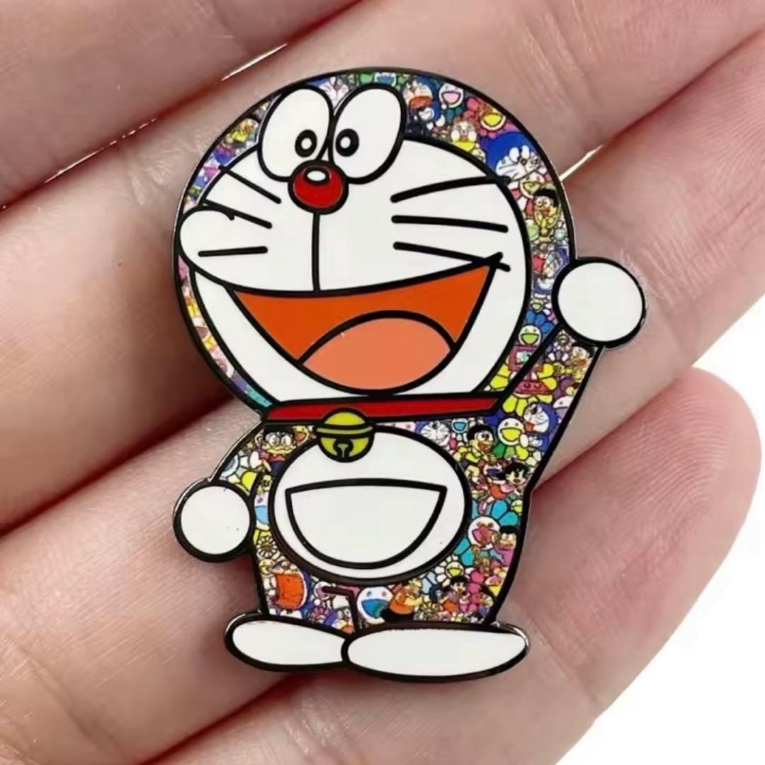 ドラえもん ピンバッチ ピンズ レインボー 1個 - メルカリ