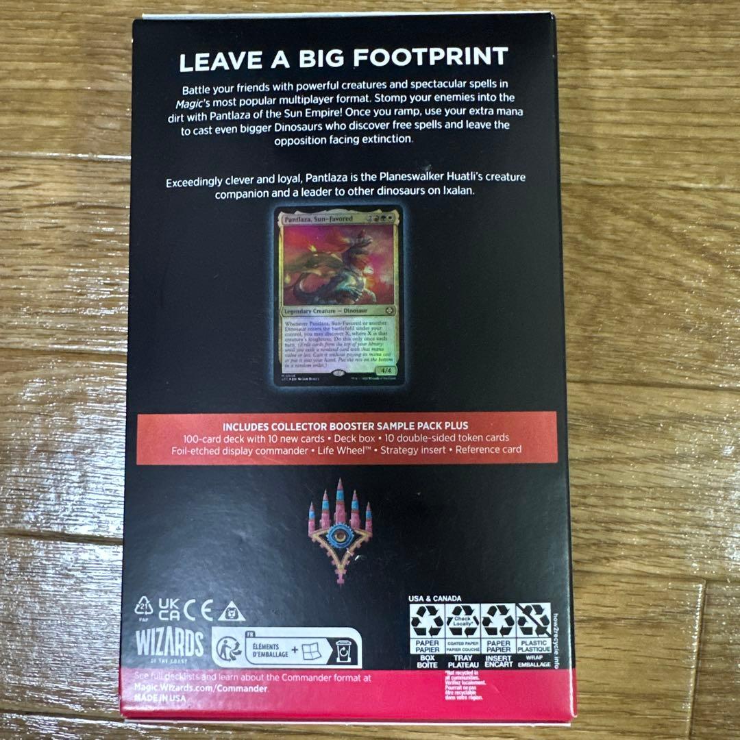 イクサラン：失われし洞窟 統率者 デッキ ヴェロキ「ランプ」トル 英語