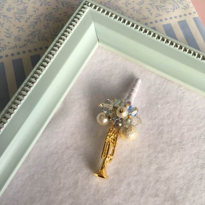 楽器チャームをお好みのアクセサリーに♬