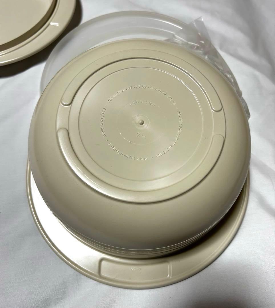 美品 タッパーウェア ウルトラ21 キャセロール大 4点