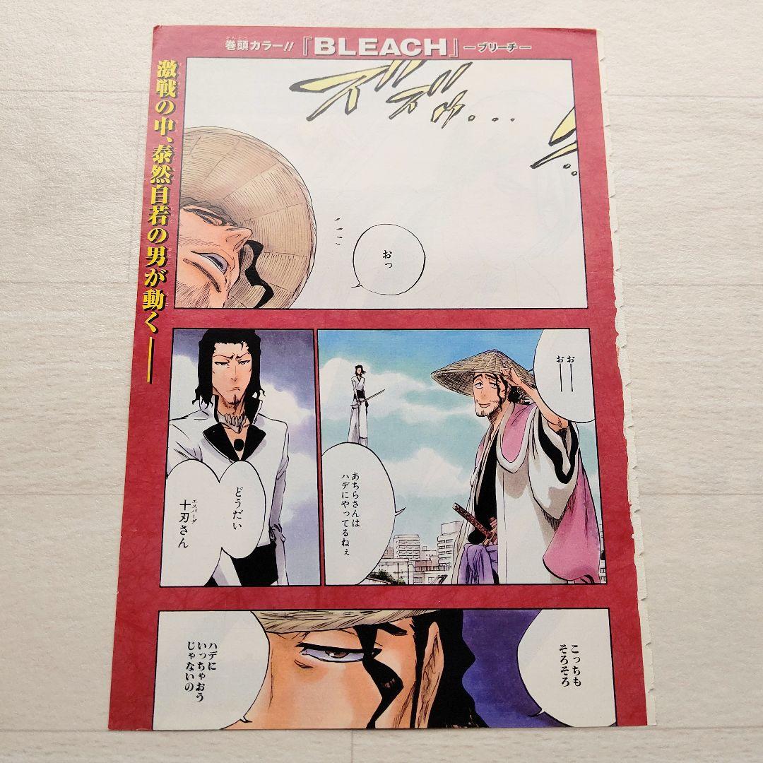 BLEACH 切り抜き 浮竹十四郎 京楽春水 久保帯人 ブリーチ 扉絵カラー