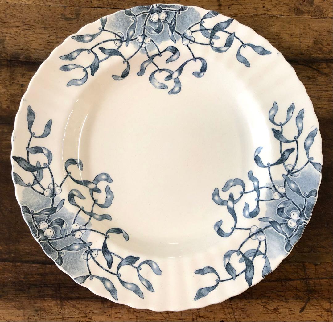 【マリンお取置き】ロンシャン ヤドリギ 深皿プレート2枚セット