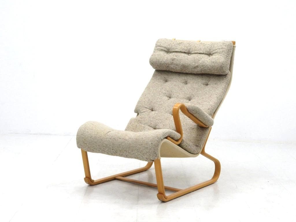 美品　天童木工　ブルーノマットソン　ハイバック　イージーチェア　ソファ　北欧